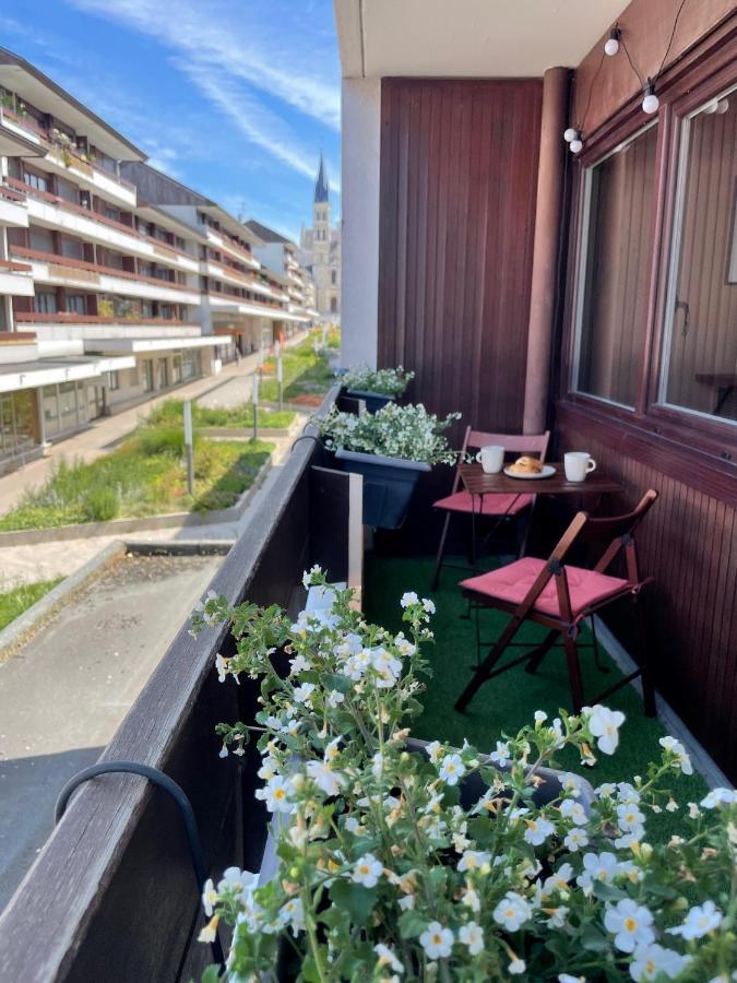 Appartement De Charme Au Pied De La Basilique Saint Remi Reims Bagian luar foto